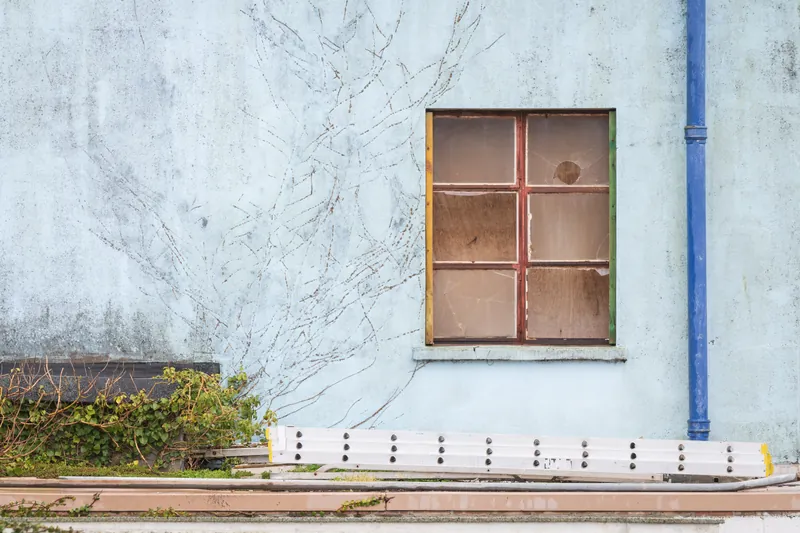 Cinema window, St. Ives. 2022.